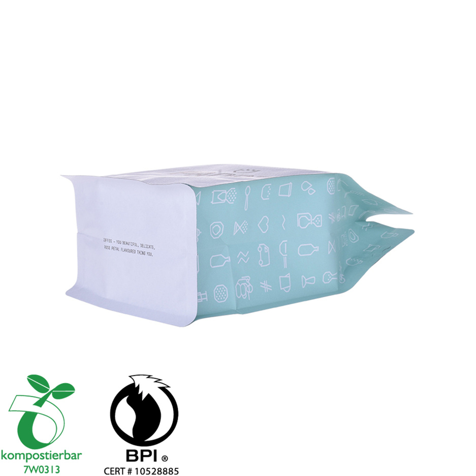 Eco Flat Bottom Pack para Coffee Factory China