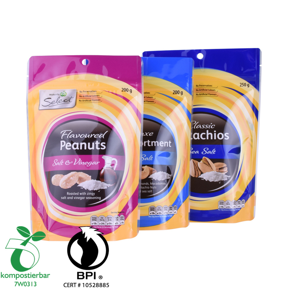 Food Ziplock Clear Window Eco Bag Print Производитель в Китае