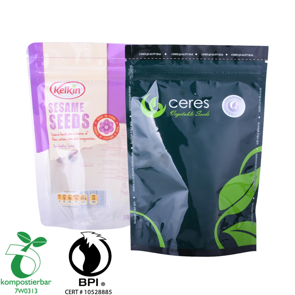 Venta al por mayor Clear Window Biodegradable Sealable Bag in China