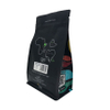 Customized PET / Foil / PE / PLA Aluminum Foil Valve Flat Bottom Coffee Bag