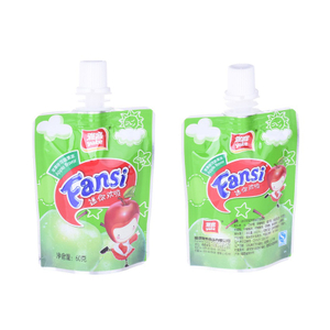 Lightweight Airtight Recycle Plastic Fruit Juice Pouches Wholesale for Adults