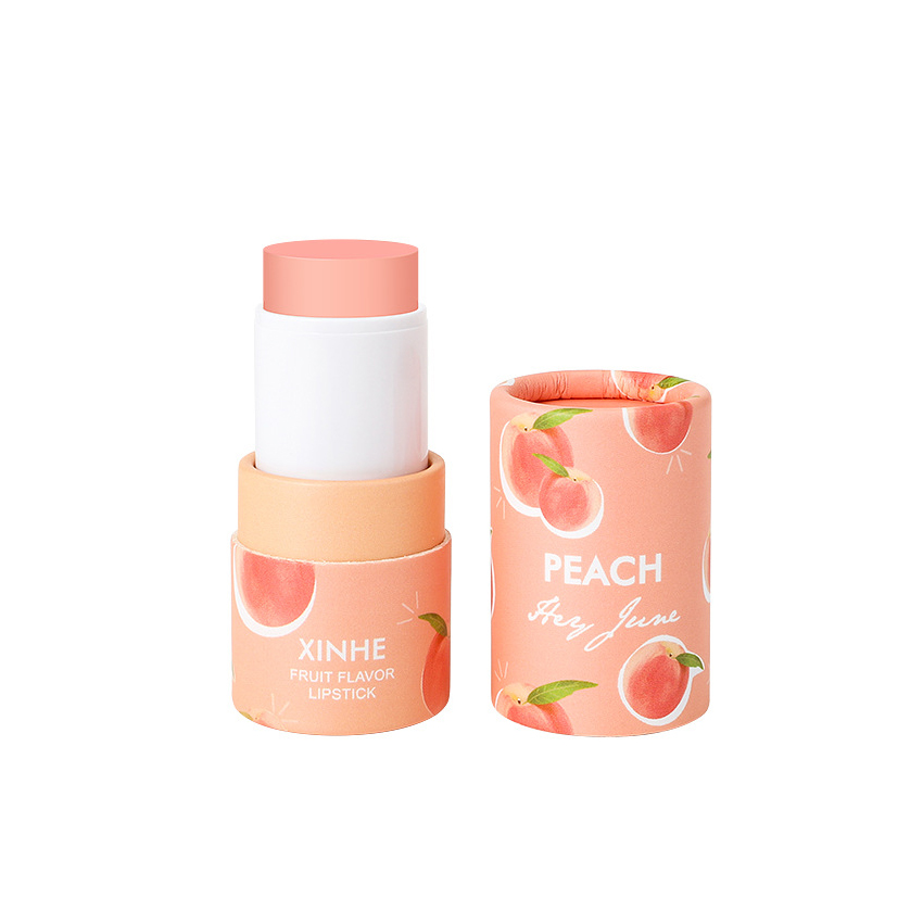 Tilpass fargetrykte resirkulerbare tomme papp-leppepomader&oslash;r