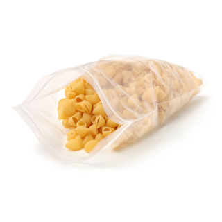 Resealable Stand Up Clear Compostable Cello Bags Wholesale for Gluten-free Pasta
