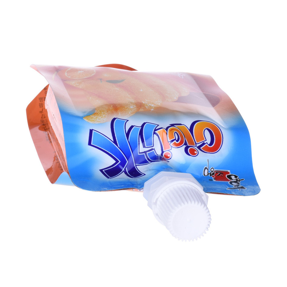 Customized Colorful Printing Natural Drink Packaging Pouch with Spout China Product