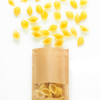 Wholesale Biodegradable Brown Kraft Paper Stand Up Pouch with Window for Gluten Free Pasta