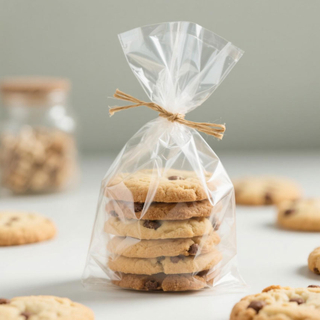 Bán buôn túi Cello trong suốt tùy chỉnh thân thiện với môi trường cho bánh quy