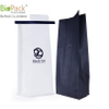 Resealable Recycle Flap Bottom Coffee Bean Packing Bag From Cornstarch with one way valves from China