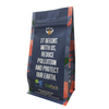 Custom Printing Reseal Pvc Plastic Flat Bottom Coffee Bag Costa Rica