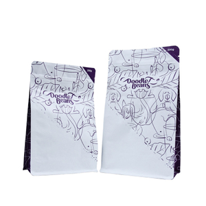 Biodegradable Food Safty Resealable Zipper Coffee Bag with Valve