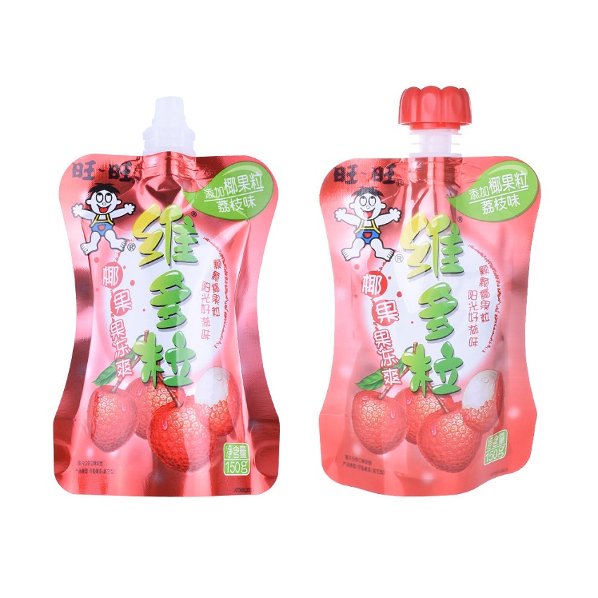Creative Foil Lined Stand Up Best Organic Apple Juice Pouch with Squeeze Spout for Toddlers