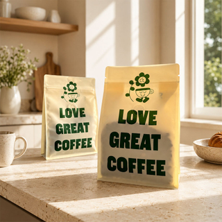 Resirkulerbare mono-materiale kaffeposer