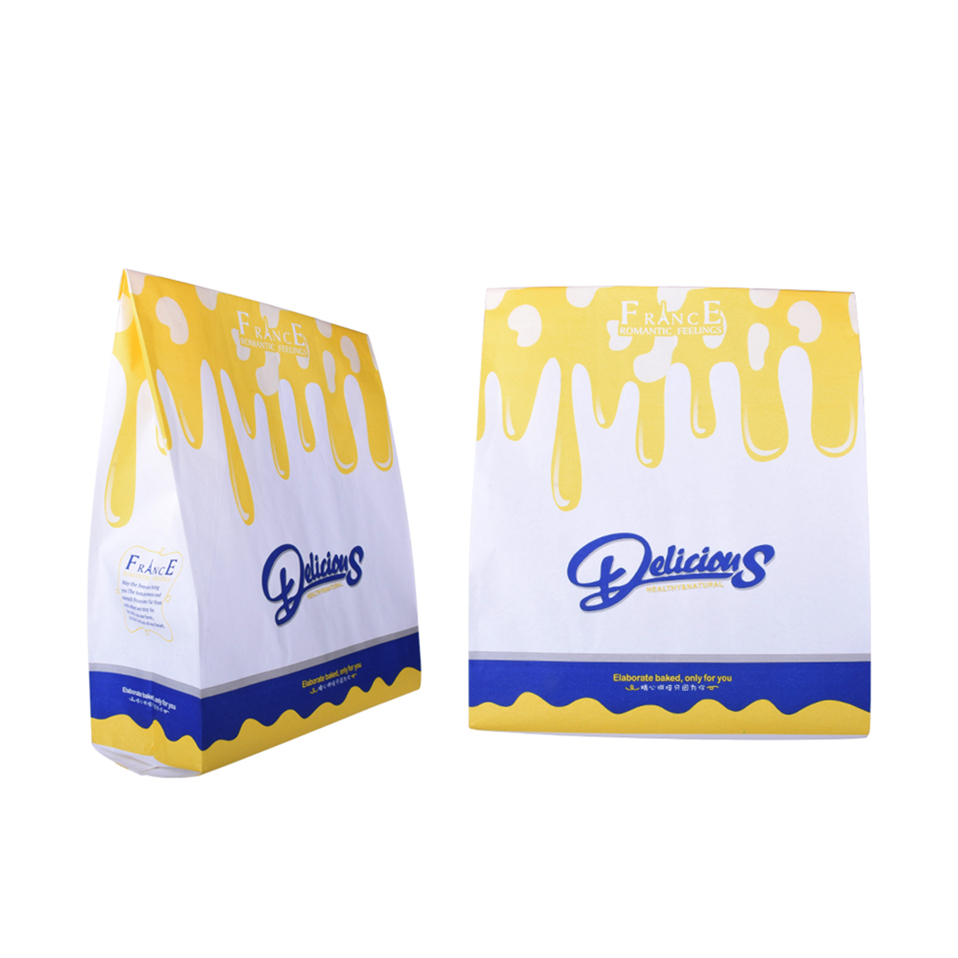 Food Grade Customized Printing Flour Paper Bag For Food
