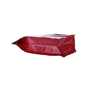 Recycle Materials Hdpe Flat Bottom Ziplock Pouch Coffee Bag