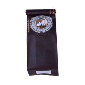 Certified Compostable Gusset Coffee Bag with Tin Tie