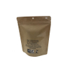 OEM 100% Compostable Food Grade Kraft Stand Up Pouch Custom Printed Zipper Bag Supplier