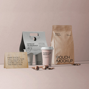 Lindas x&iacute;caras de caf&eacute; descart&aacute;veis, embalagens de caf&eacute; recicl&aacute;veis ​​biodegrad&aacute;veis ​​para atacado