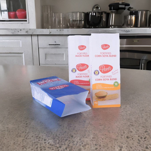 Kotak Cetak Warna CMYK Kantong Plastik Laminasi Bawah untuk Kemasan Tepung