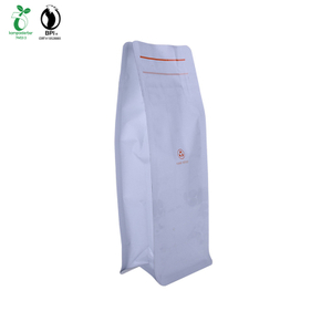 Front Ziplock Doypack Square Bottom Plastic Bag With Environmental Green Material In China