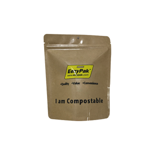 Customized Recyclable PLA Kraft Paper Food Bag Coffee Packaging Pouch