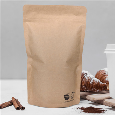 bolsas de caf&eacute; de papel kraft compostables