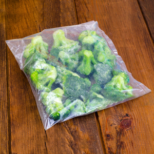 Transparenter, BPA-freier, hitzeversiegelter, biologisch recycelbarer Beutel f&uuml;r gefrorenes Gem&uuml;se