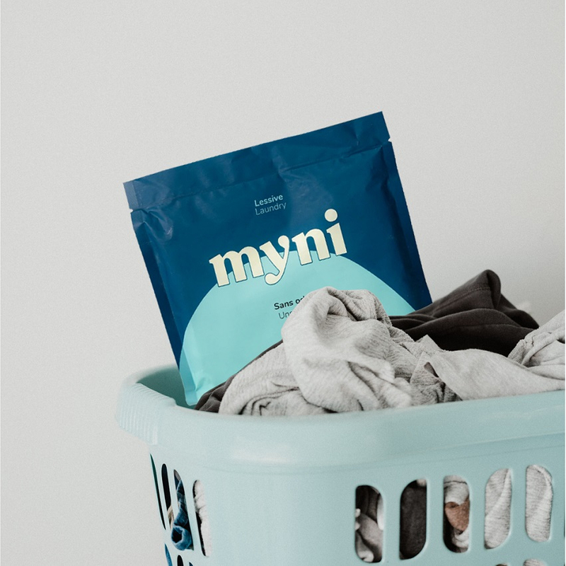 Ziplock แบบฉีกผนึกได้ 100 บรรจุภัณฑ์ที่ย่อยสลายได้แบบกำหนดเองสำหรับแผ่นซักผ้า