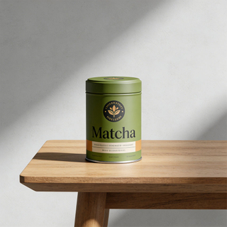 Ekologiczna puszka Matcha w proszku