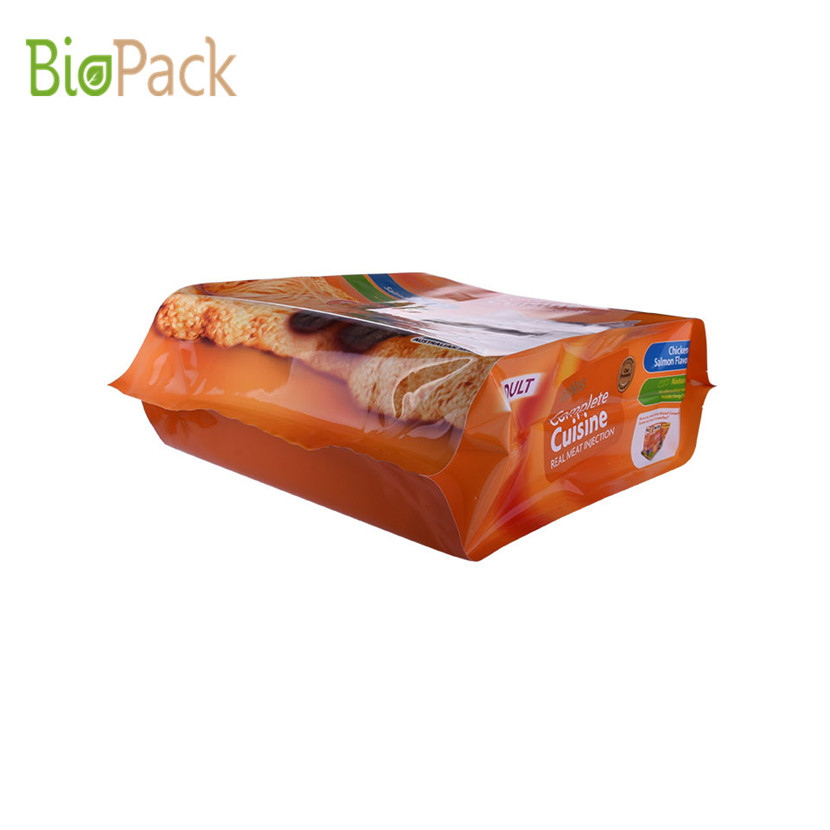Good Seal Ability Aluminum foil Pet Food bag With Gusset and Low price