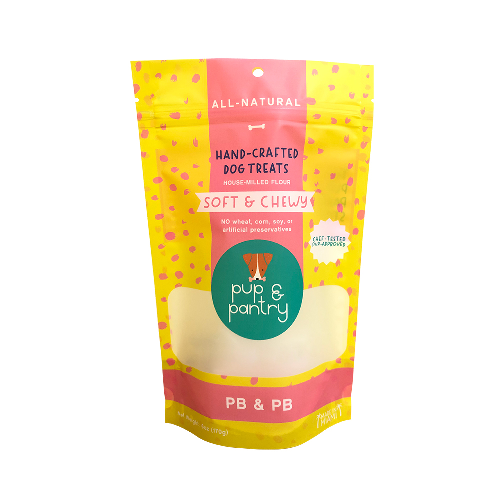 Low MOQ Digital Printed Pet Food Bags Compostable Dog Treat Packaging