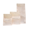 Free Samples Custom Printed Seal Plastic Flat Bottom Transpar Coffee Bag 1kg