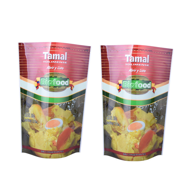 Customized High Quality Retort Bag Salad Stand Up Cooking Pouch For Food Manufacturer in China