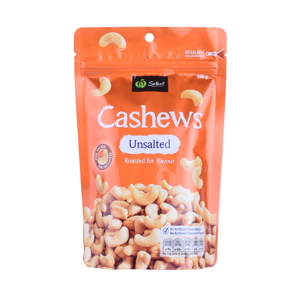 Plastic Beef Jerky Cashew Nuts Snack Food Pouch Packing Bag For Dried ...