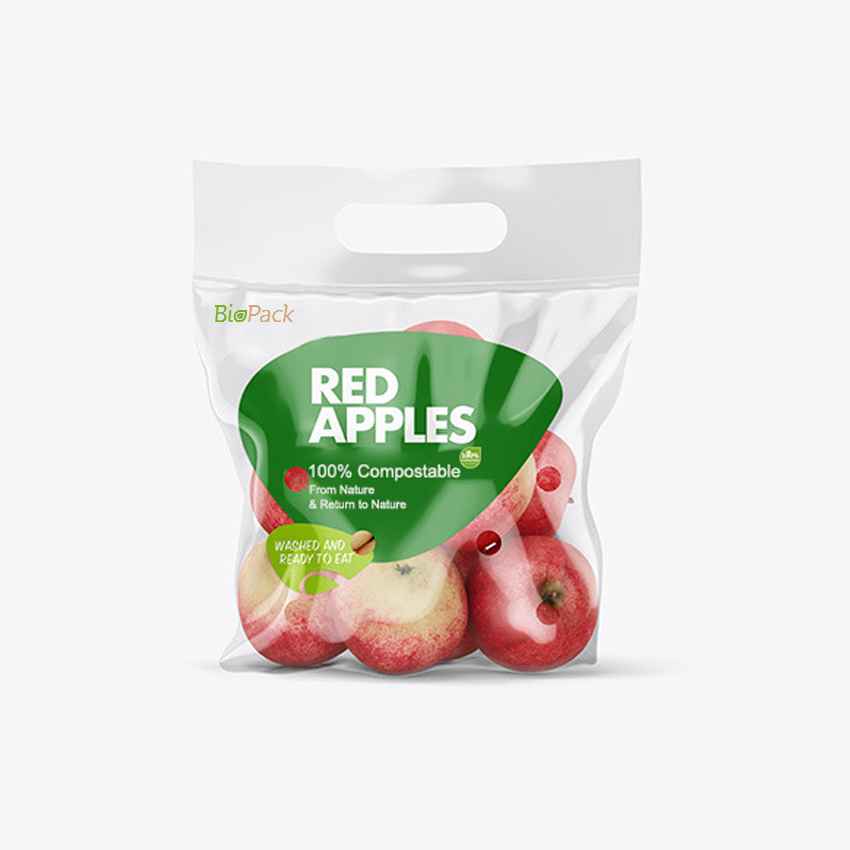 Tilpassede biologisk nedbrytbare klare vegetabilske plastposer