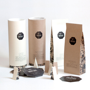 Emballage imprim&eacute; par coutume recyclable qui respecte l'environnement de caf&eacute; de papier d'emballage bas MOQ