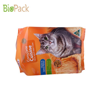 Good Seal Ability Aluminum foil Pet Food bag With Gusset and Low price
