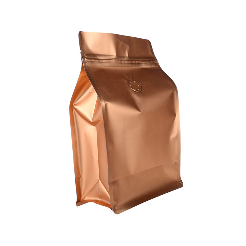 Compostable Copper Foil Coffee Bag 1LB with Valve from China