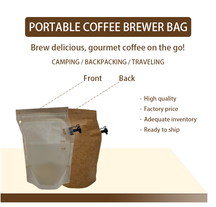 Custom Printing Coffee Brewer Filter Coffee Bag for Hiking And Camping  Trips from China manufacturer - Biopacktech Co.,Ltd