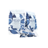Customized Flexible Food Packaging Flat Bottom Kraft Paper Coffee Tea Bag With Valve And Zipper