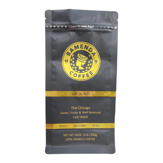 Kantong Kopi Kemasan Food Grade 100% Biodegradable dengan Penghalang Tinggi untuk Kelembaban Dan Oksigen 