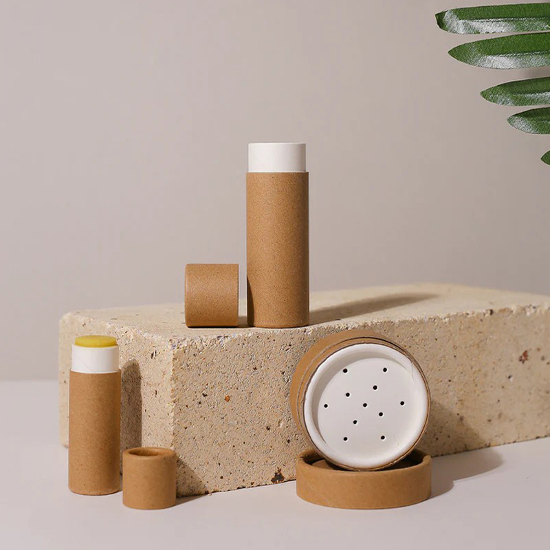 BPA-fri personlig roterbar biologisk nedbrytbar tomme tubebeholdere for leppepomade
