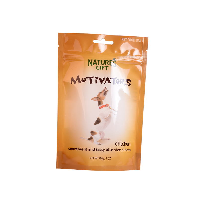 L'animale domestico compostabile con busta stand up stampata personalizzata, sigillata, tratta l'imballaggio alimentare con il design del logo