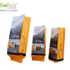 Side gusset custom printed drip coffee bean packaging bag in 100% biodegradable cornstarch from China