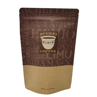 250g Wholesale Custom Printed Side Gusset Stand Up Pouch Ziplock with Valve Zipper Flat Block Bottom Coffee Packaging Bag