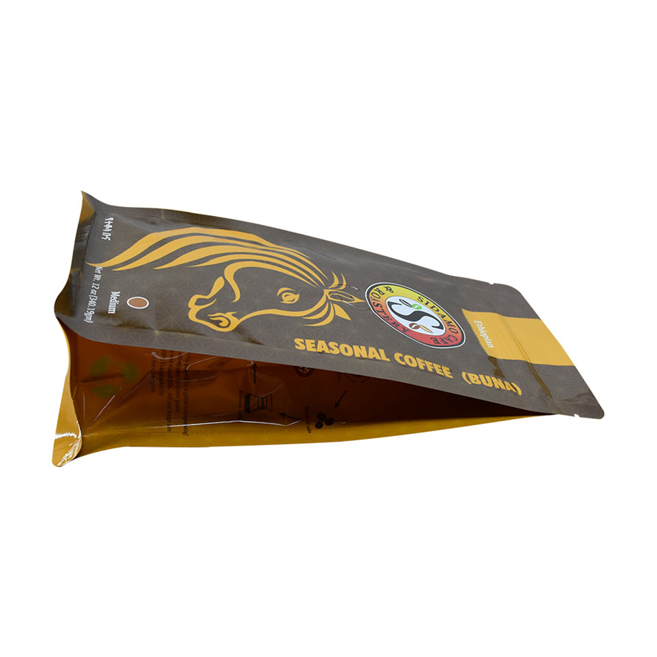 MST Compostable Flat Bottom Pouch for Coffee Bean