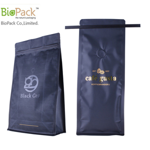 High quality Stand up 12 oz Biodegradable coffee bag with BPI certificate Factory From China