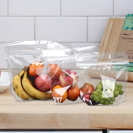 bolsas de celofán resellables con cremallera para frutas bolsas de celofán resellables con cremallera para frutas
