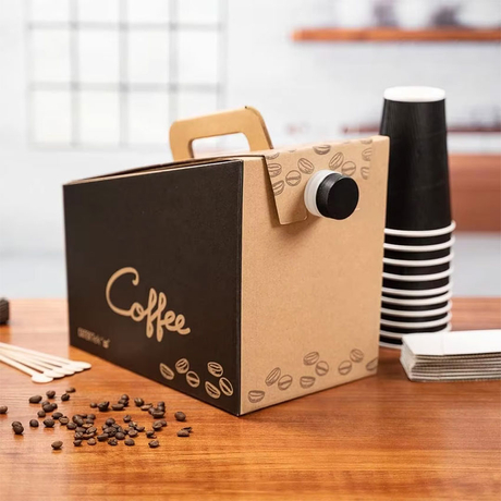 การรีไซเคิลบรรจุภัณฑ์กาแฟสกัดเย็นแบบถุงในกล่อง