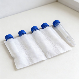 Saco de coleta de amostras de risco biol&oacute;gico com absorvente
