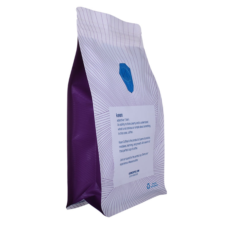 Biodegradable Flat Aluminum Foil Food Storage Coffee Bag