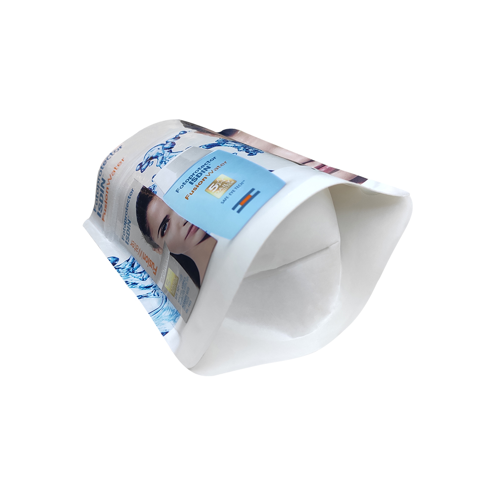 Compostable Printed Suncream Cosmetic Product Packaging Stand Up Pouch